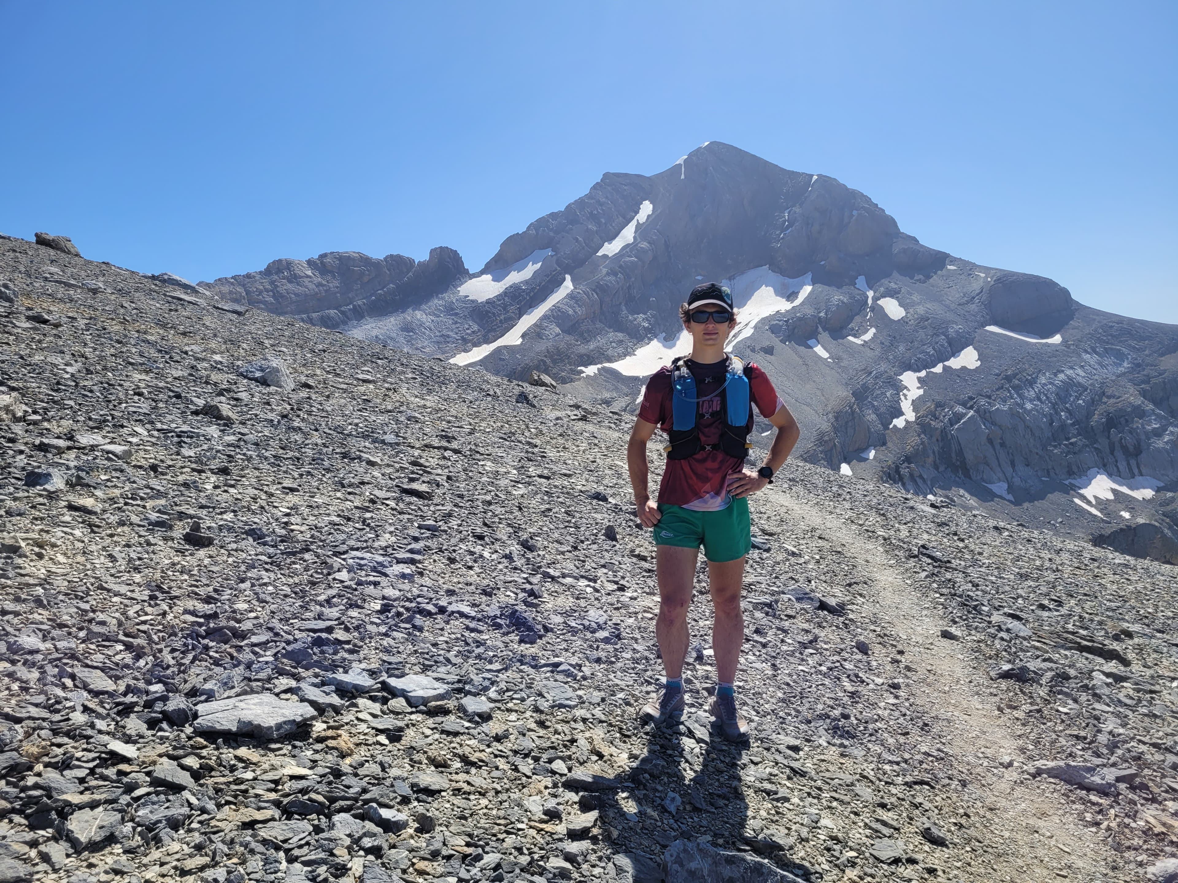 Benoit, le fondateur en direction du Monte Perdido