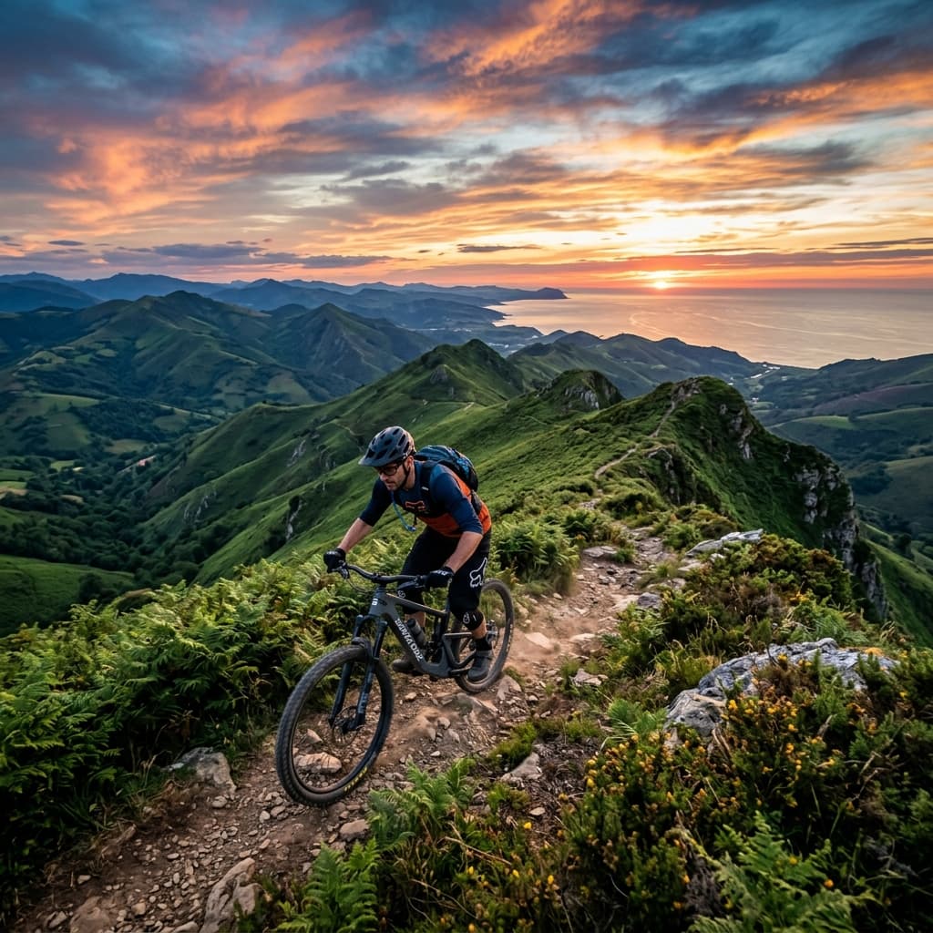 Image pour Große Baskenland-MTB-Durchquerung: Praktischer Leitfaden (GTBB)