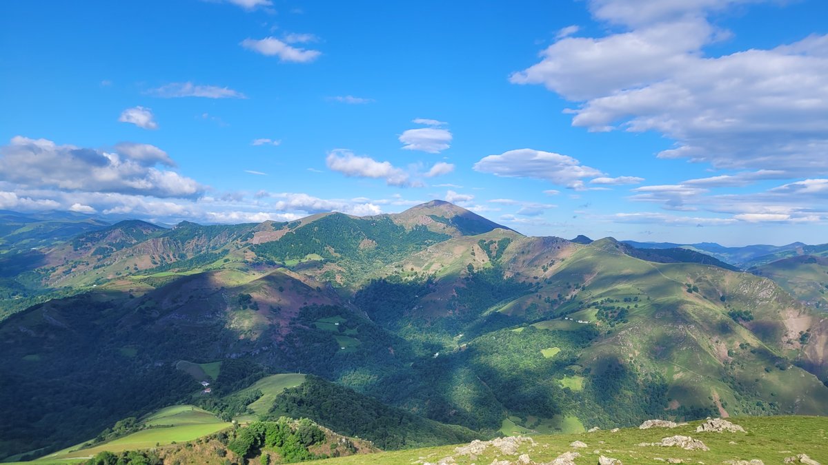 Landschaften und Anstrengung hervorheben