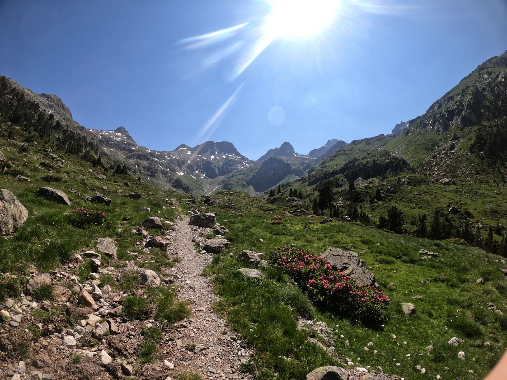Grande Fache path landscape